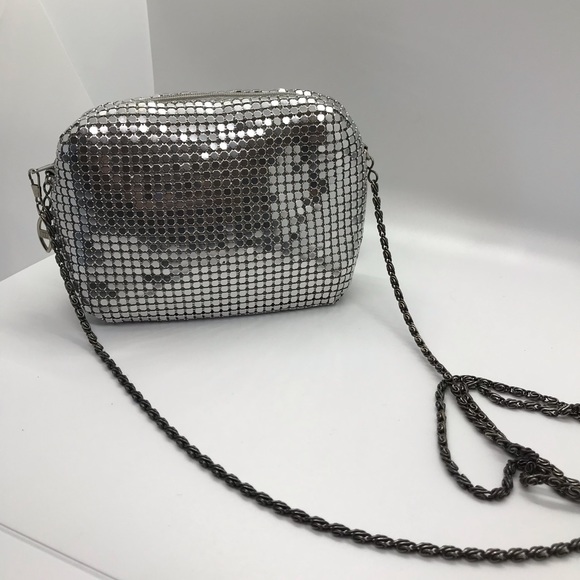 Vintage Handbags - VTG Silver Dressy Crossbody